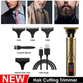 Men's Electric Hair Clippers & Beard Trimmer Set with LCD Display