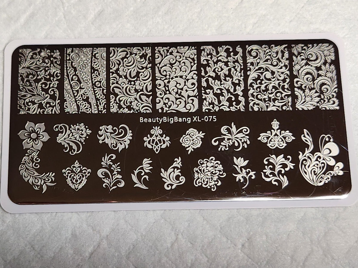 BeautyBigBang XL-075 Nail Stamping Plate for Nail Art Crafts