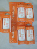 Thinkbaby SPF 30 Sunscreen Stick 0.64 Oz - Pack of 5, Baby Safe Sun Protection