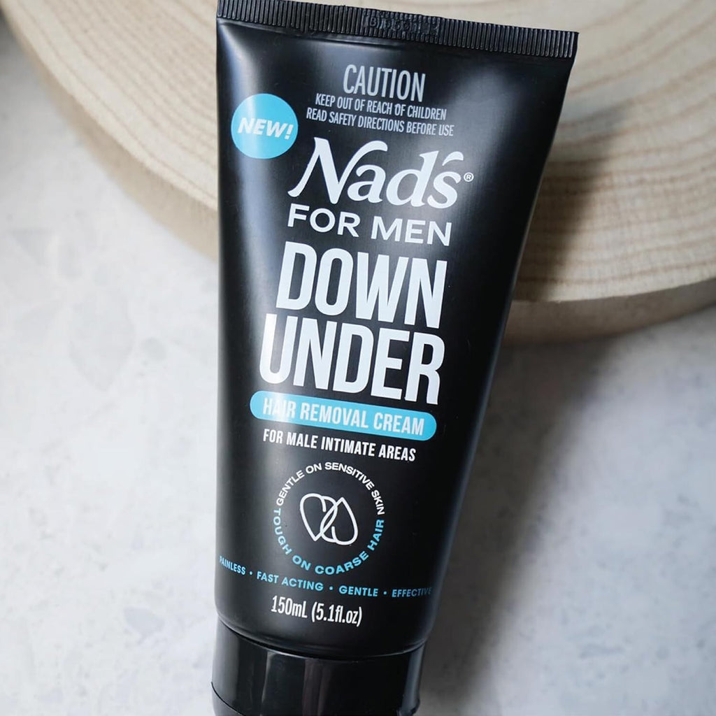 Men's Intimate Hair Removal Cream - Cruelty-Free, Painless, All Skin Types