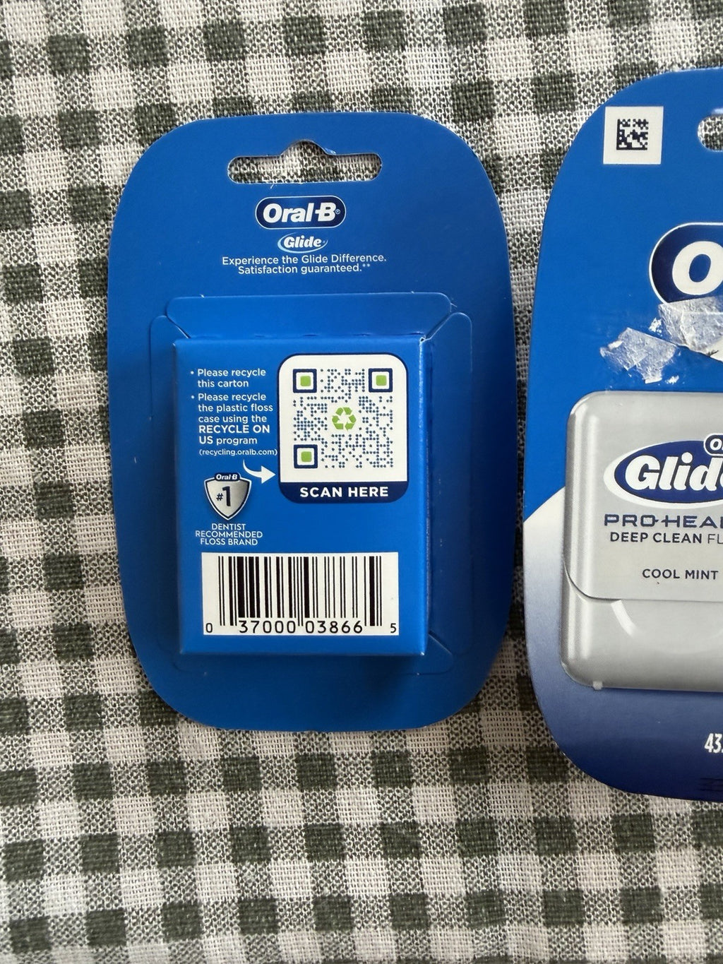 Dental Floss Deep Clean Cool Mint 43.7yd Pack of 2 - Oral-B Pro Health
