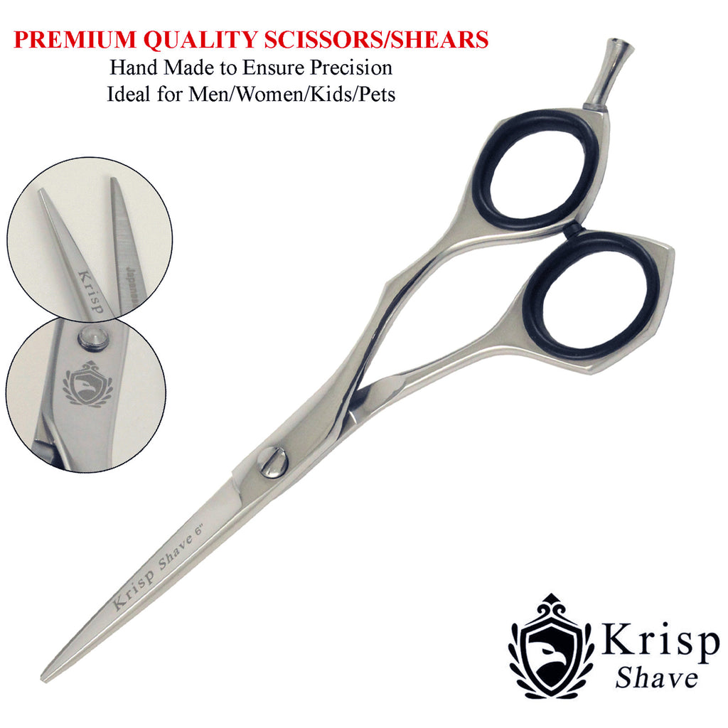 6-Inch Hairdressing & Barber Shears Stainless Steel Unisex Salon Scissors