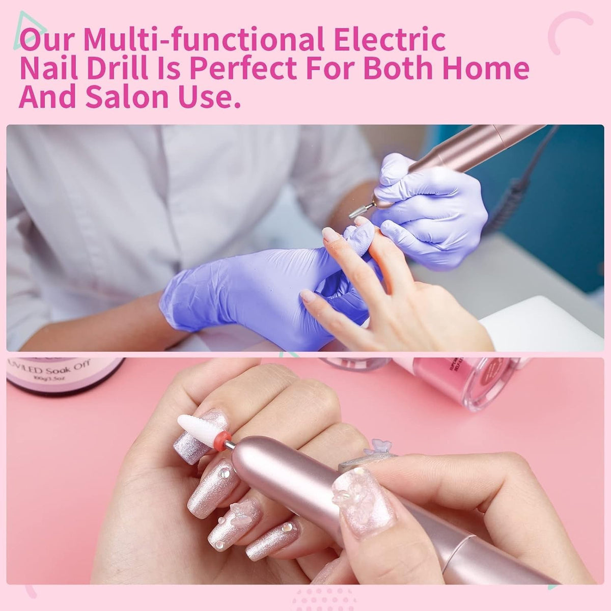 Professional Toe Nail Grinder Set for Thick Toenails Manicure Pedicure