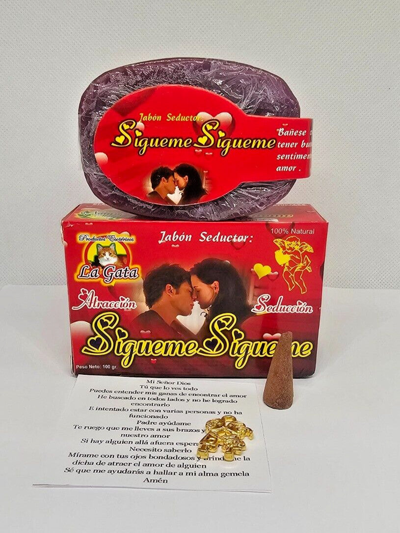 Follow Me Pheromone Soap for Attraction & Relationship Rejuvenation - Artesania Peru