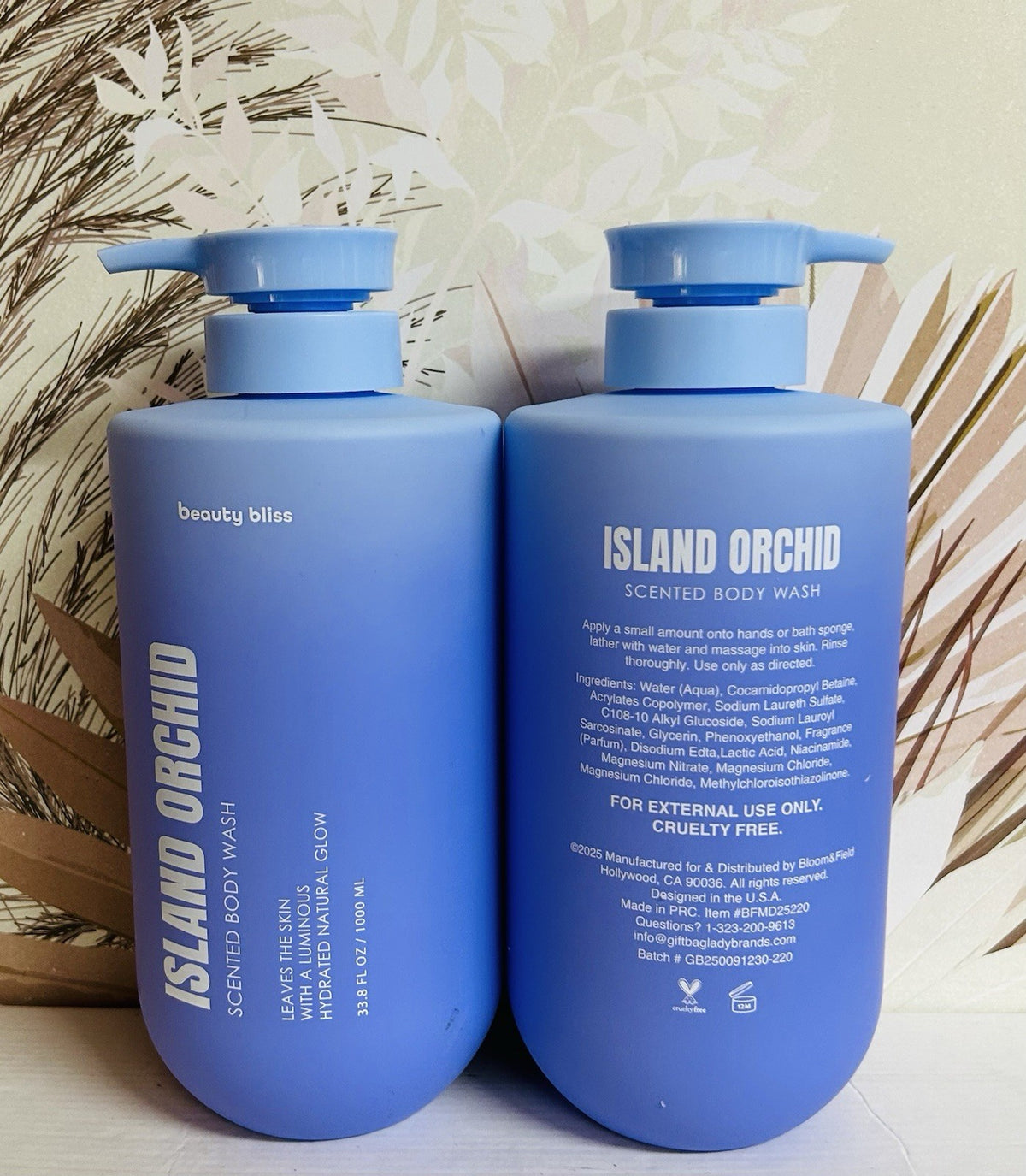 Hydrating Body Wash 2-Pack - Island Orchid Scent, 33.8 fl oz Each