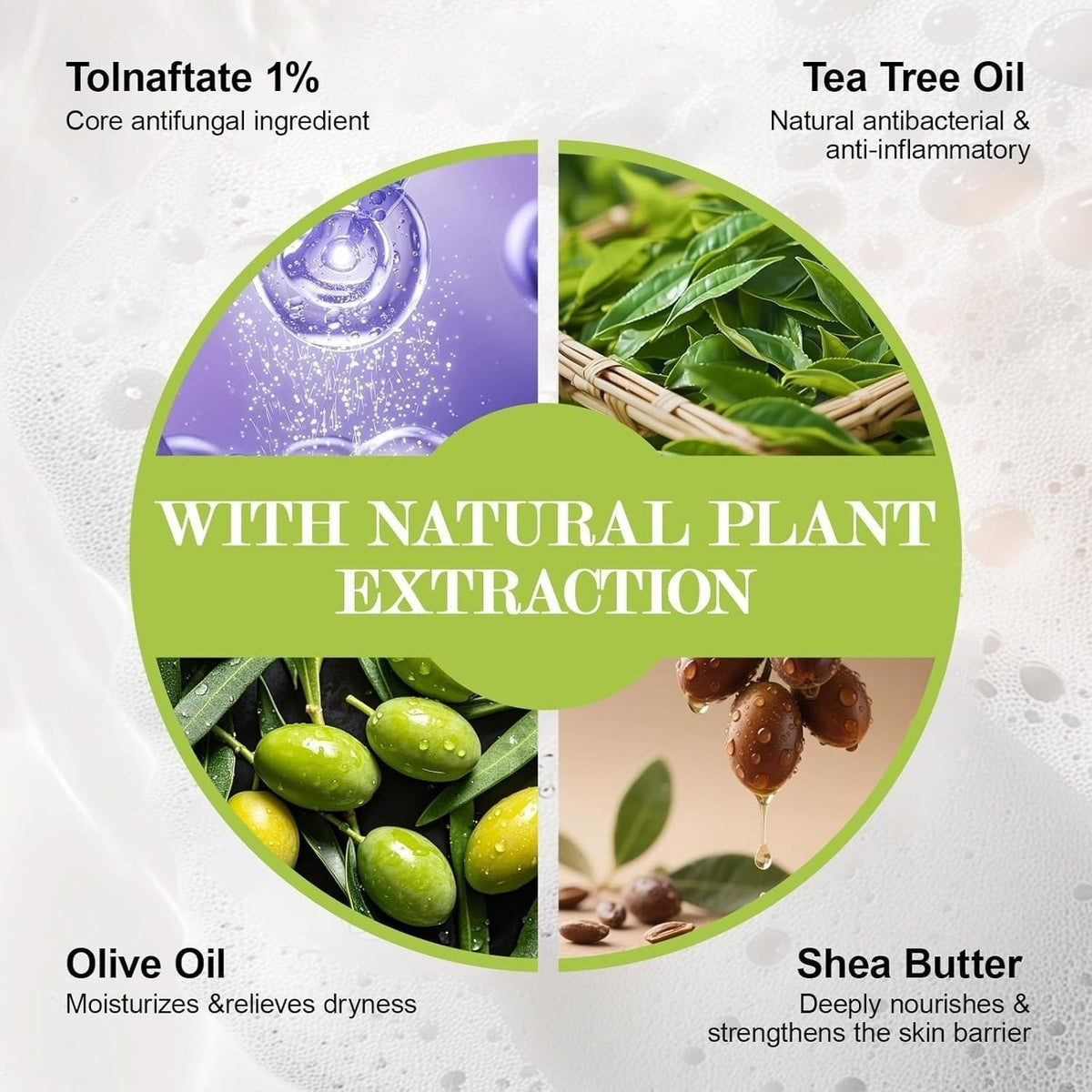 Antifungal Tea Tree & Eucalyptus Soap Bars - 3 Pack Personal Care