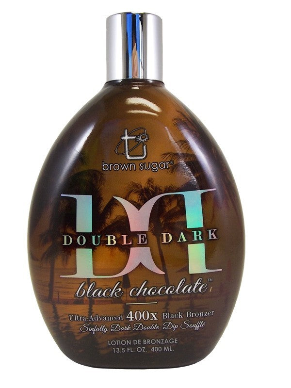 Dark Bronzer Tanning Lotion with Black Chocolate & Shea Butters - 400X Deep Tan