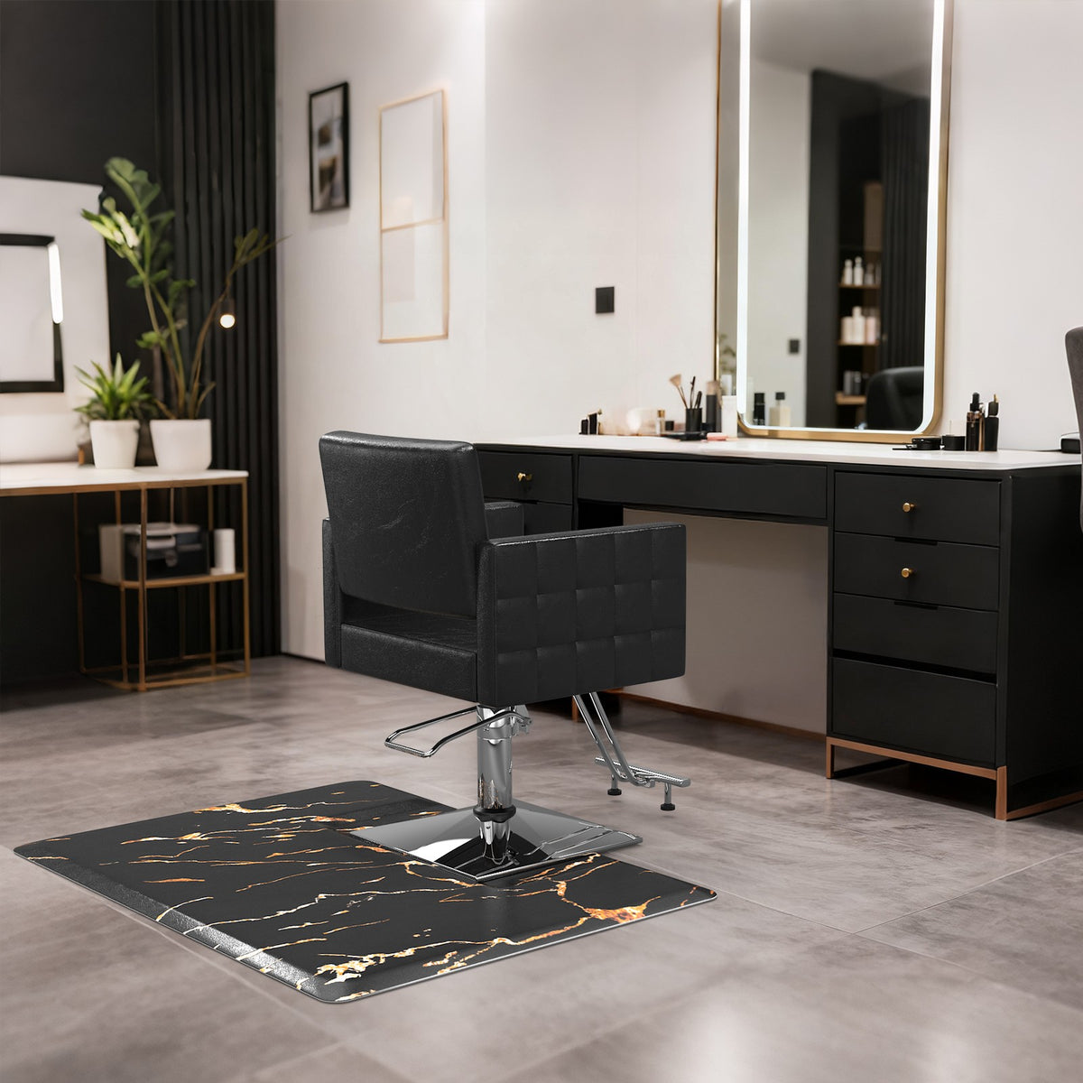 Anti-Fatigue Floor Mat 3x4 ft for Salon Standing Support Thick Slip-Resistant