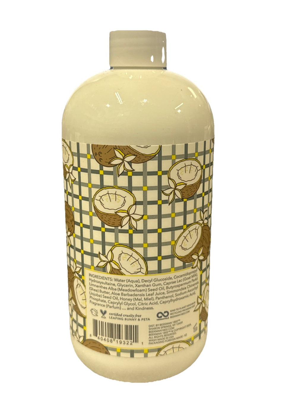 Beekman 1802 Coconut Cream Goat Milk Hand & Body Wash 24 Fl Oz