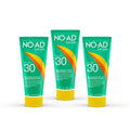 SPF 30 Sunscreen Lotion Broad Spectrum UVA/UVB Water-Resistant Pack of 3