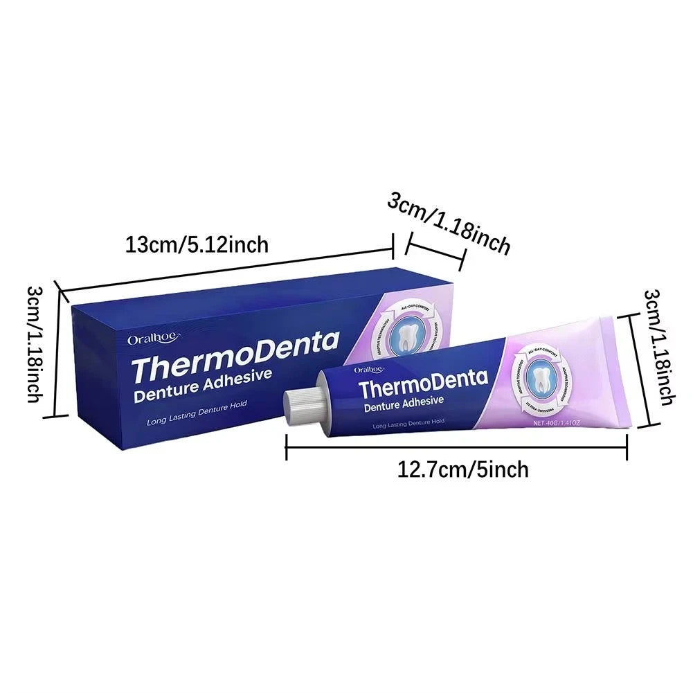 Denture Adhesive Strong Hold Zinc-Free 40g - Reliable Denture Fixative