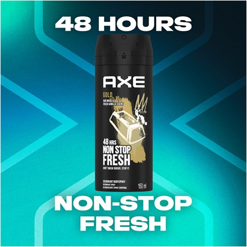 Men's Deodorant Body Spray - Long Lasting Freshness, 150ml, 3 Pack