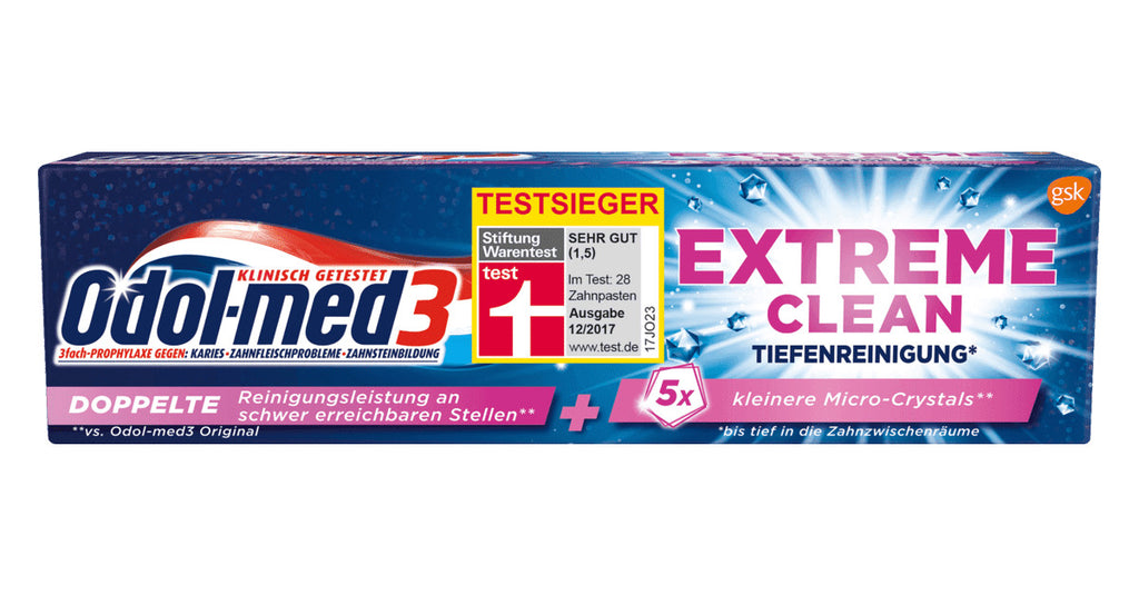 Extreme Clean Toothpaste 75ml - Powerful Oral Care, Made in Germany