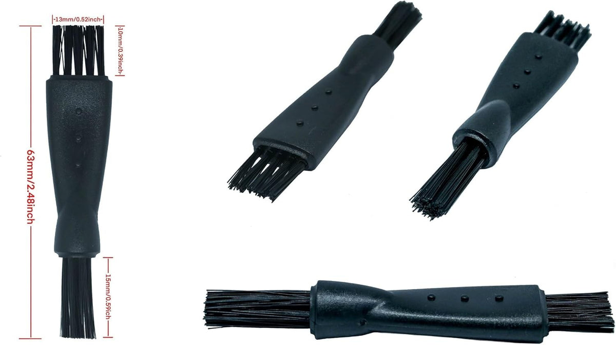 Mini Electric Razor Cleaning Brush Set - 10 Pcs for Shavers & Clippers