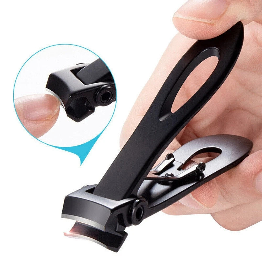 Wide Jaw Nail Clippers Stainless Steel for Thick Nails - Manicure & Pedicure Tool