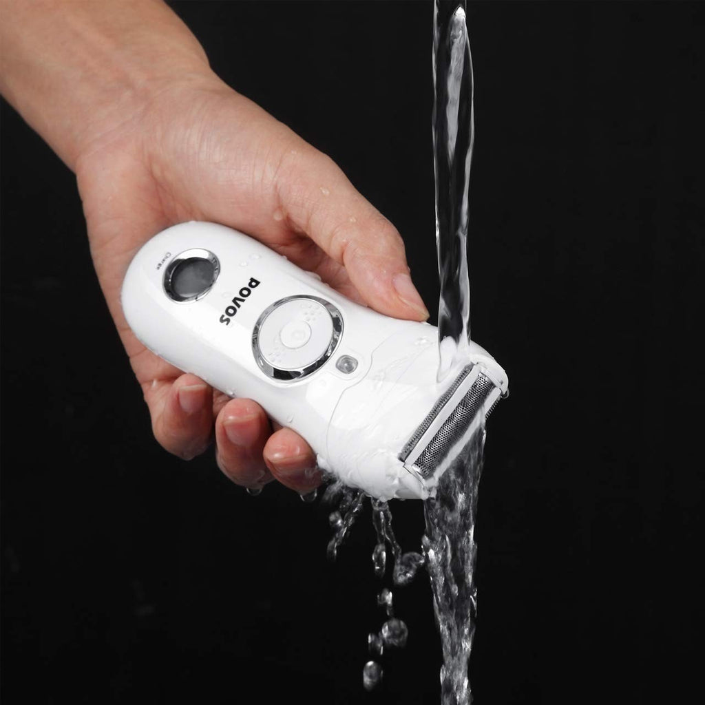 Cordless Waterproof Epilator for Women - Full-Body Hair Removal Set