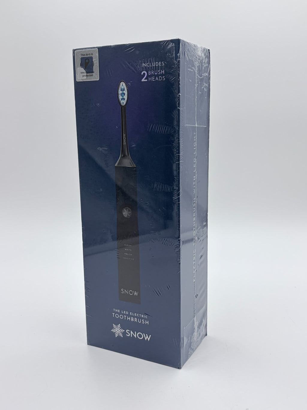 Electric Toothbrush with Sonic Technology & LED Whitening - Rechargeable, 2 Brush Heads