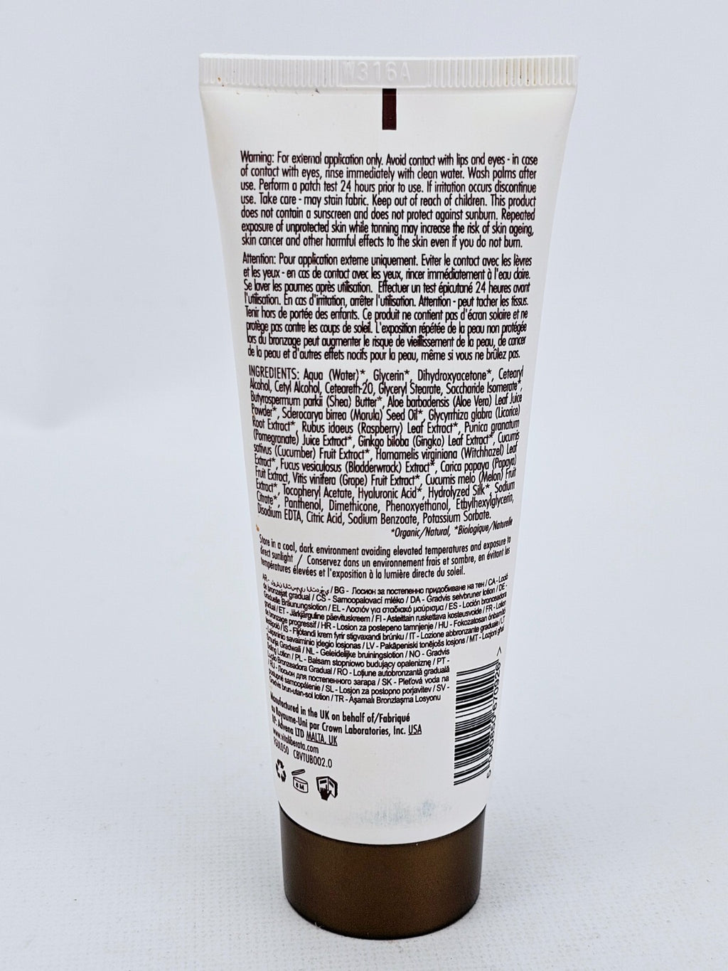 Gradual Tanning Lotion Bronzer Untinted 1.69 oz - Natural Sun-Kissed Glow