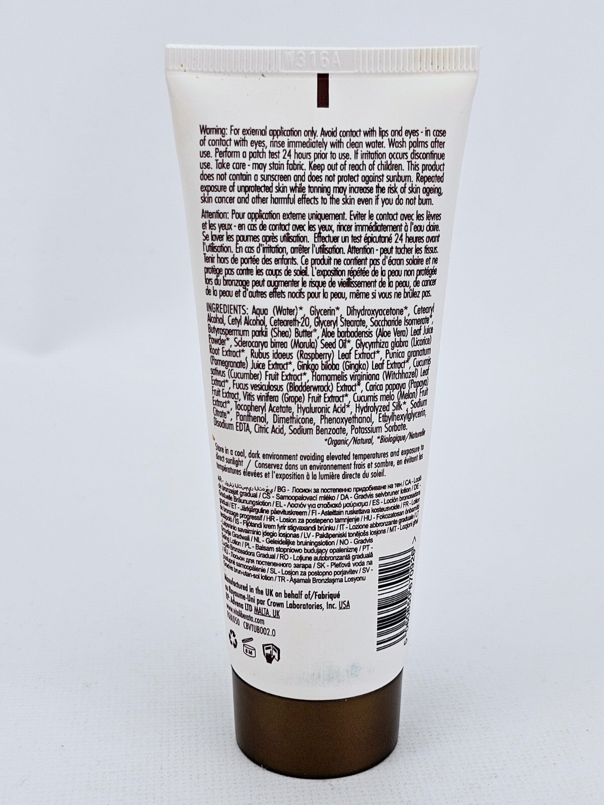 Gradual Tanning Lotion Bronzer Untinted 1.69 oz - Natural Sun-Kissed Glow