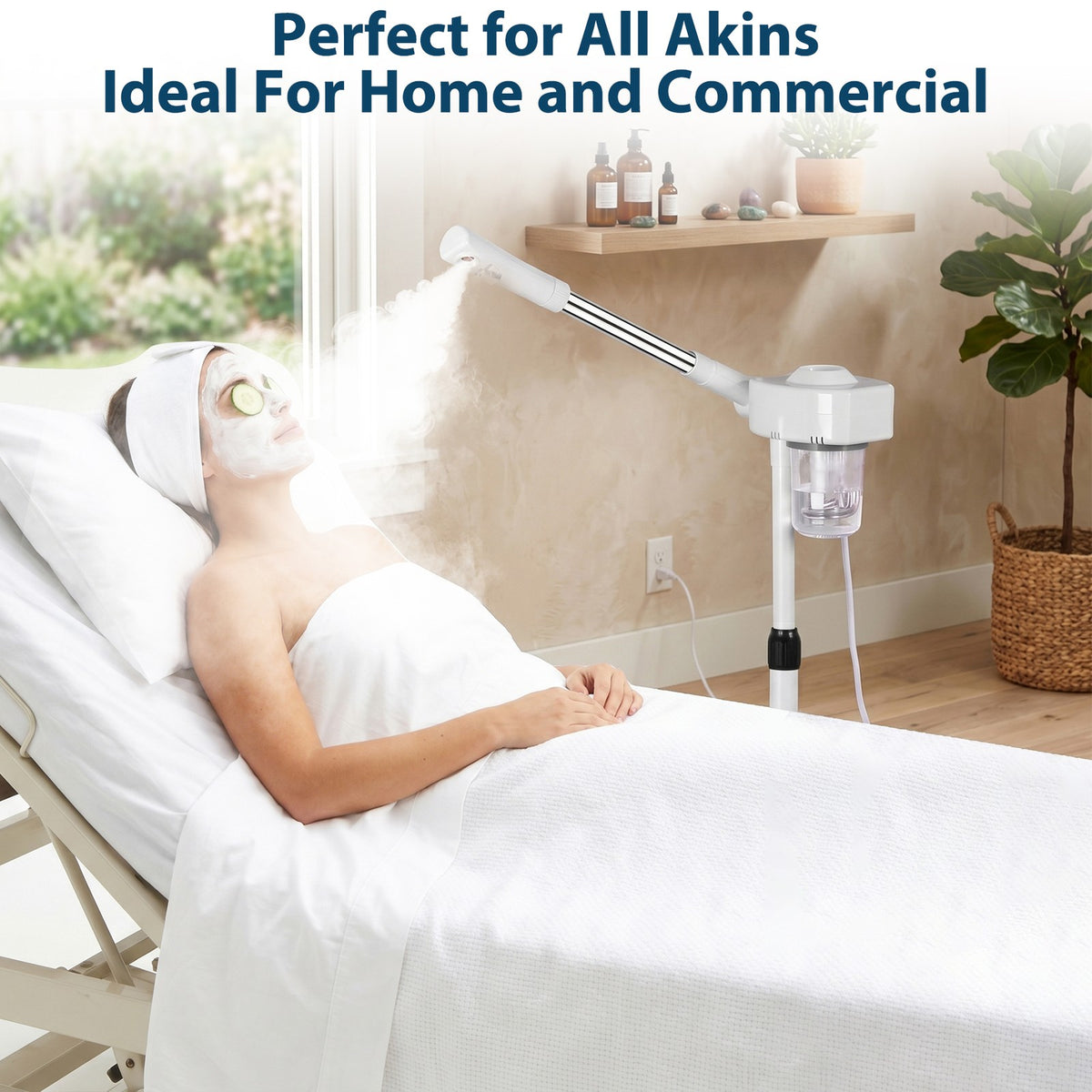 Professional Facial Steamer for Skin Hydration & Blackhead Removal