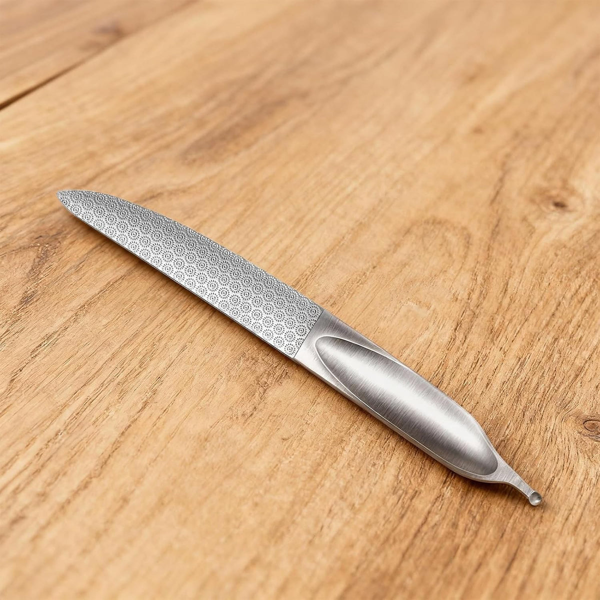 Metal Curved Nail File for Thick Nails - Double-Sided Toenail Grooming Tool
