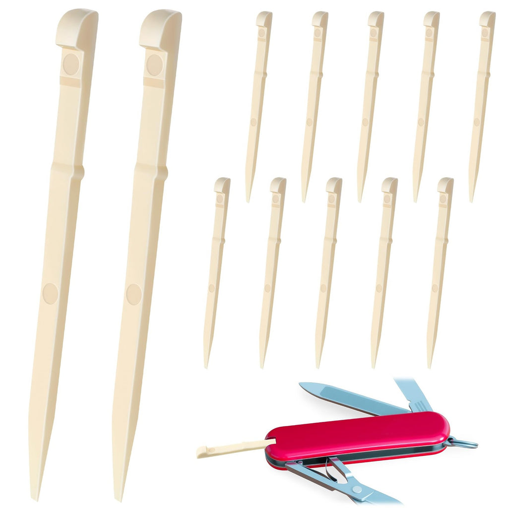 12 Pack Reusable Toothpicks for Swiss Army Knives Camping Travel