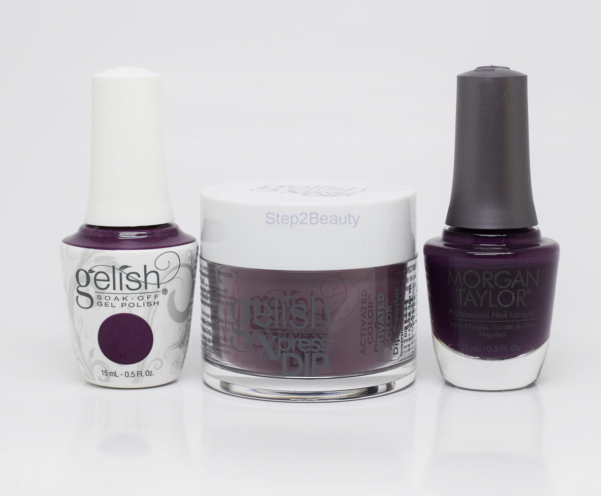 Dip Powder & Gel Polish Nail Set - Plum And Done 866 | Nail Care
