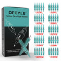 Disposable Tattoo Needle Cartridges 3RL-15RM, 50Pcs Mix Set