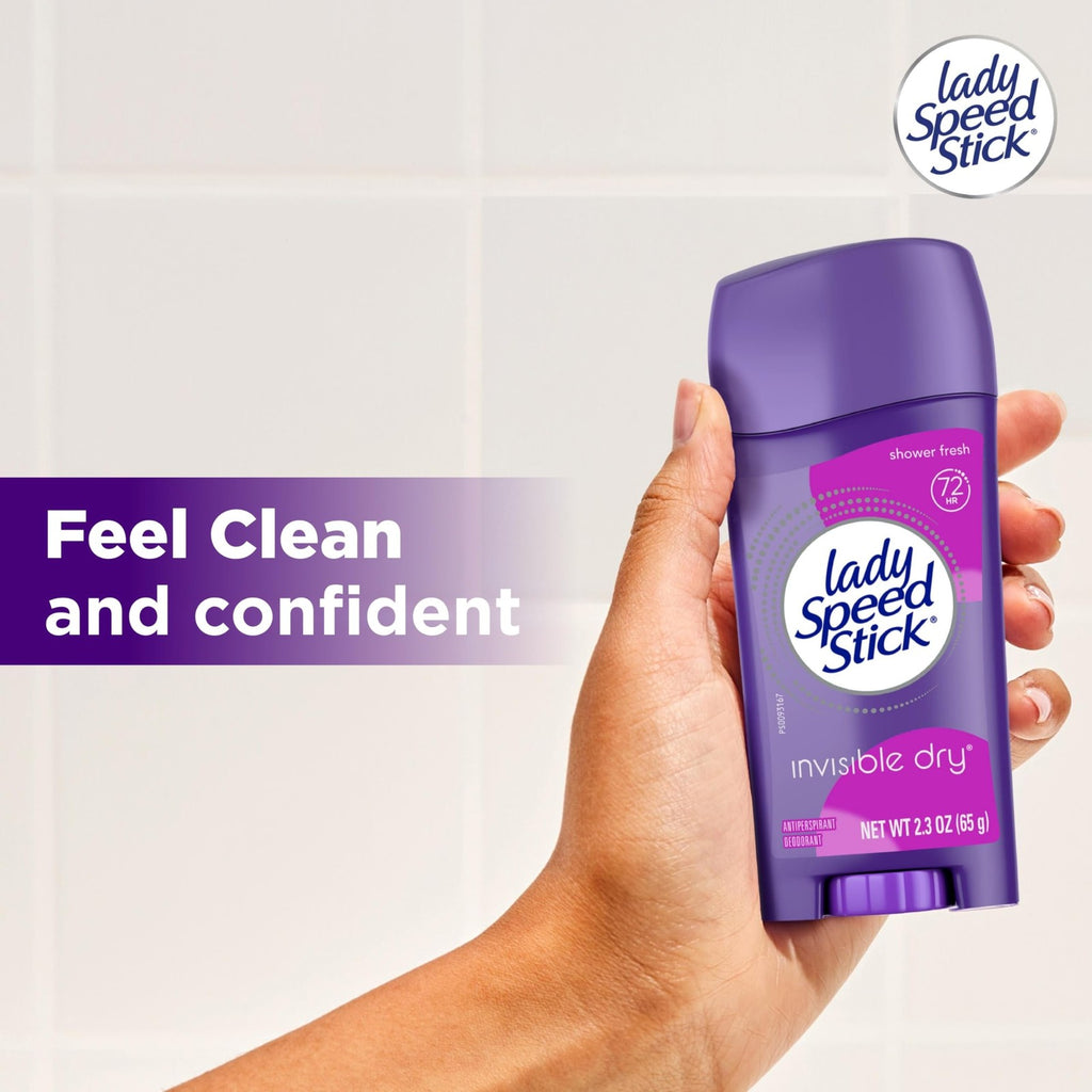 Women’s Antiperspirant Deodorant Stick - 2.3 Oz Pack of 4, Shower Fresh Scent