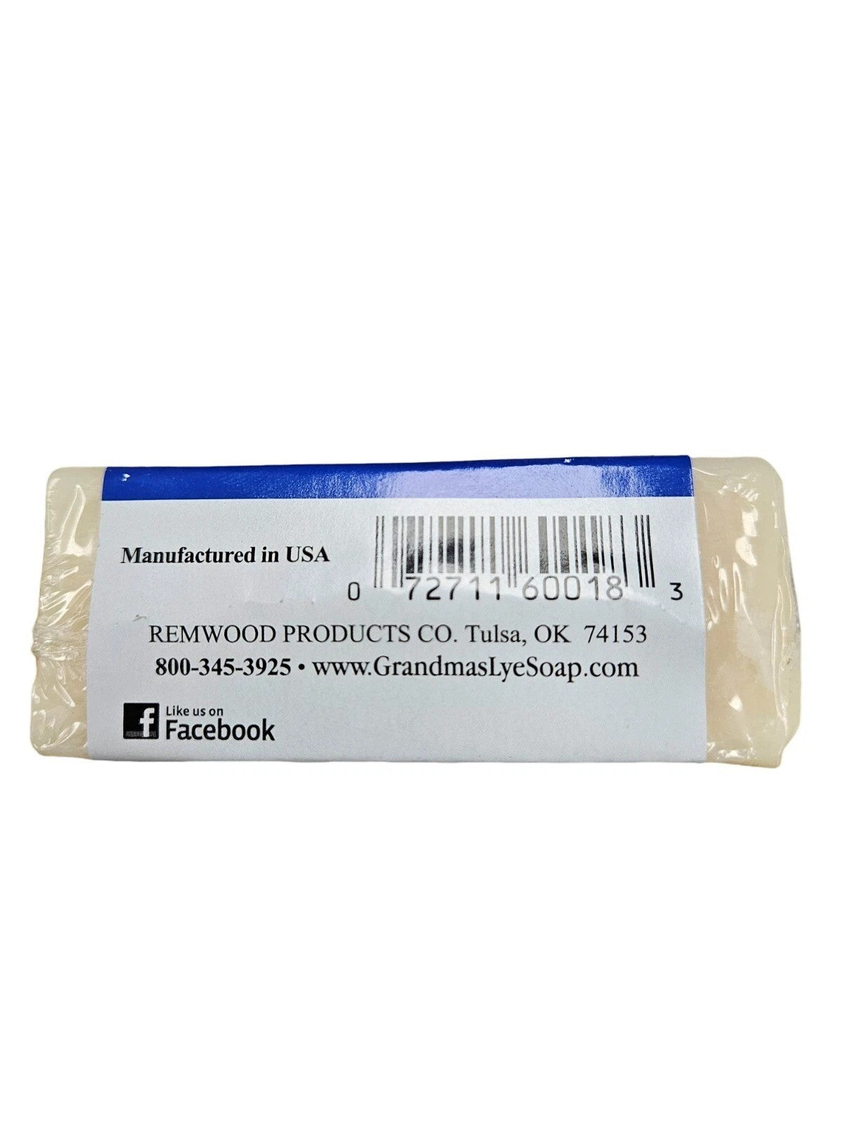 Grandma's Lye Soap 6oz Pack of 6 - Pure & Natural Bar Soap for All Skin Types