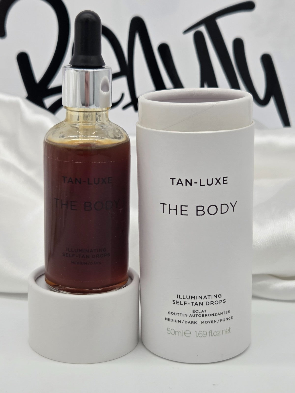 Self Tanning Drops for Body - Illuminating Medium/Dark Glow 1.69 fl oz