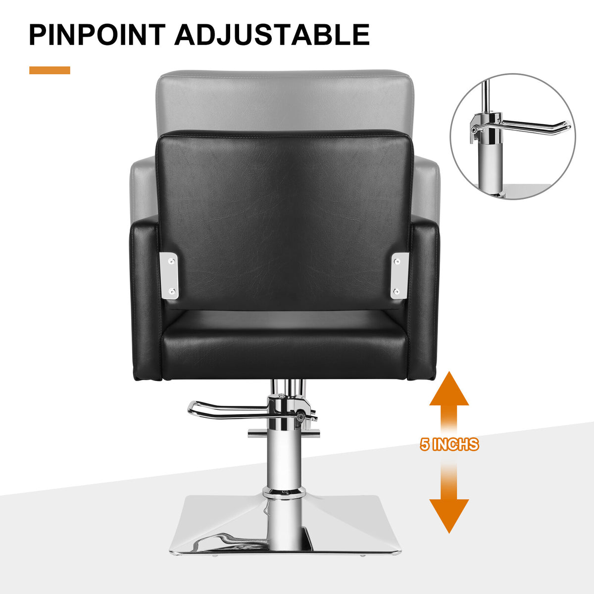 All Purpose Hydraulic Barber Chair for Salon & Hair Styling - Heavy Duty