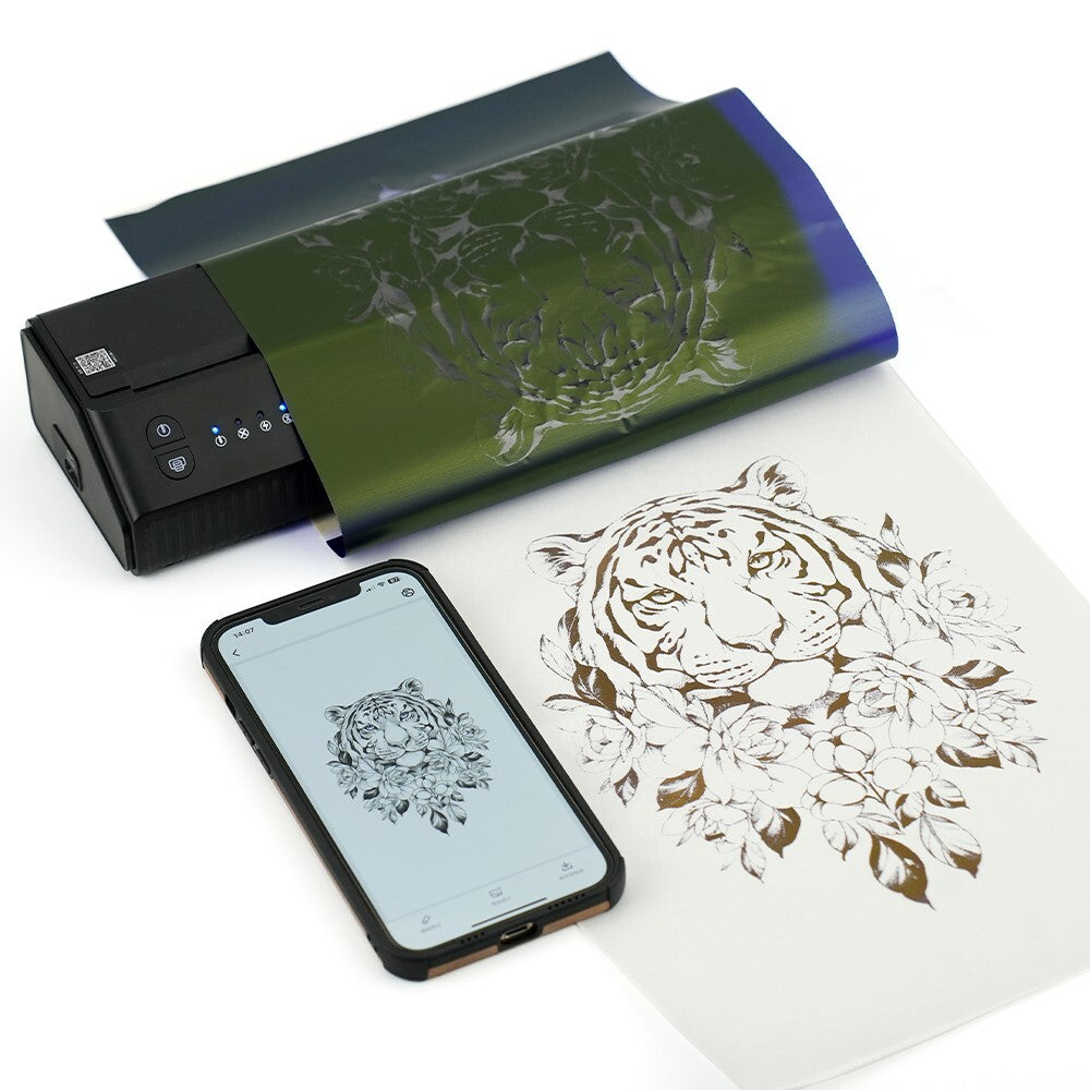 Tatmax Wireless Tattoo Stencil Printer with Bluetooth & App