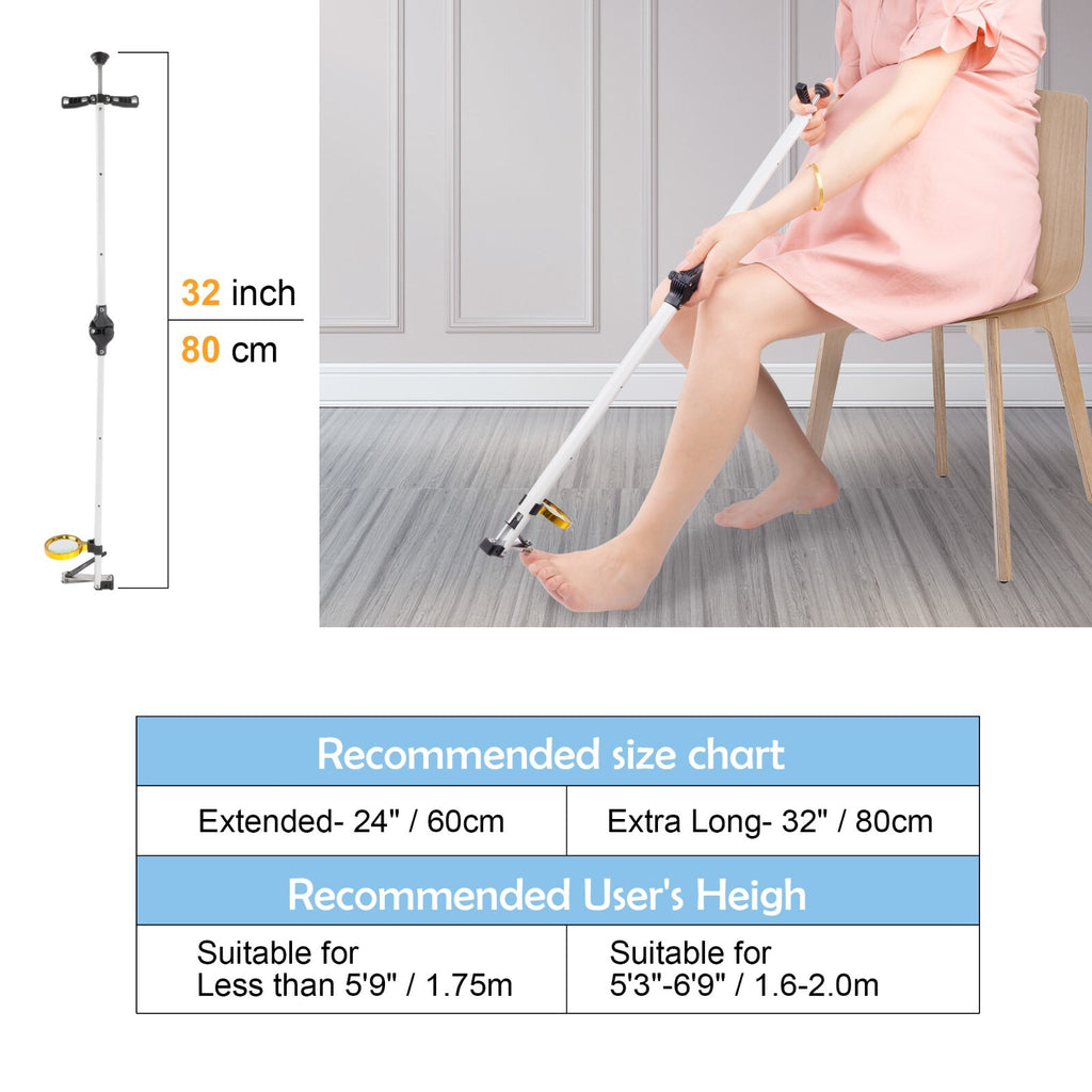 Foldable Long Handle Toenail Clippers with Magnifier - Mobility Aid