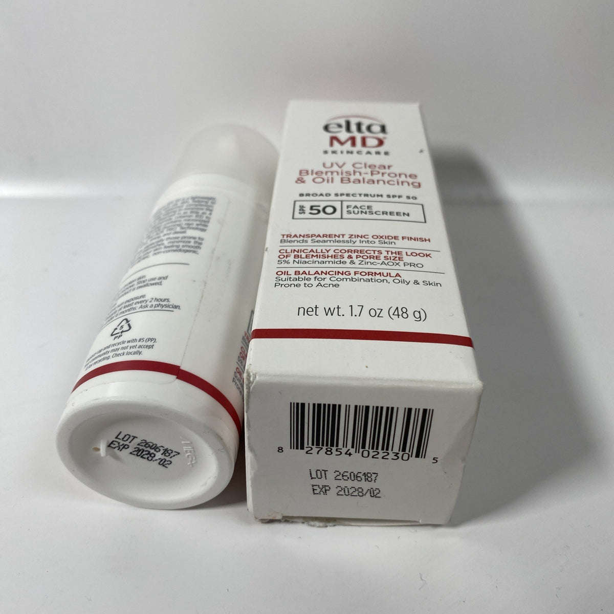 Elta MD UV Clear SPF 50 Facial Sunscreen for Blemish-prone & Oily Skin 1.7 oz