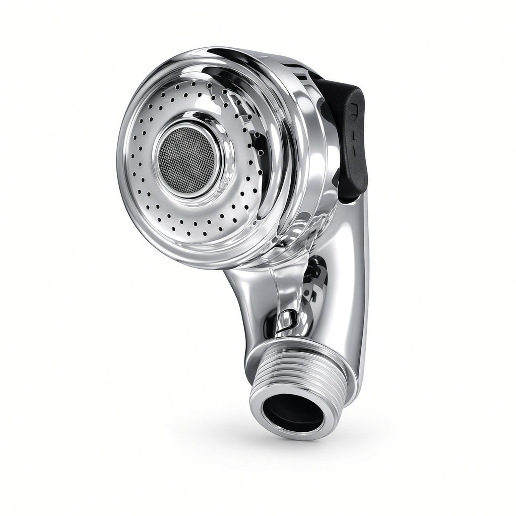 Salon Shampoo Bowl Sprayer Head Dual Function Chrome Replacement