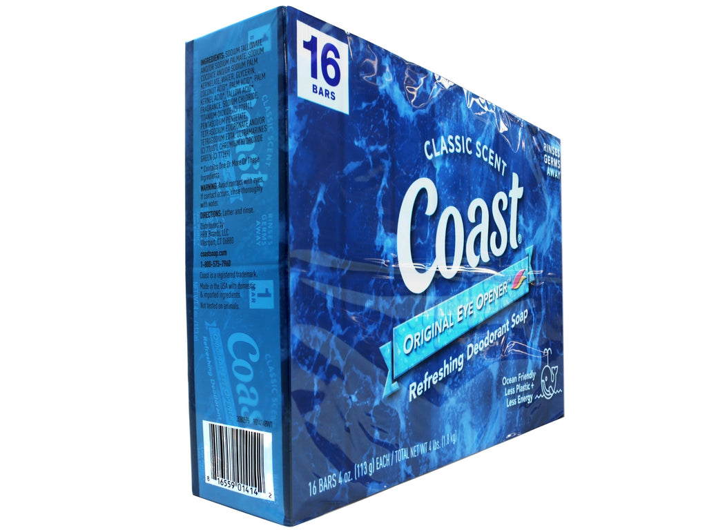 Deodorant Bar Soap Pack - Refreshing Classic Scent, 16 x 4 oz Bars