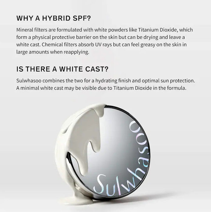Portable SPF 50+ Sun Cushion with Hydrating & Soothing Skin Care SPF50+
