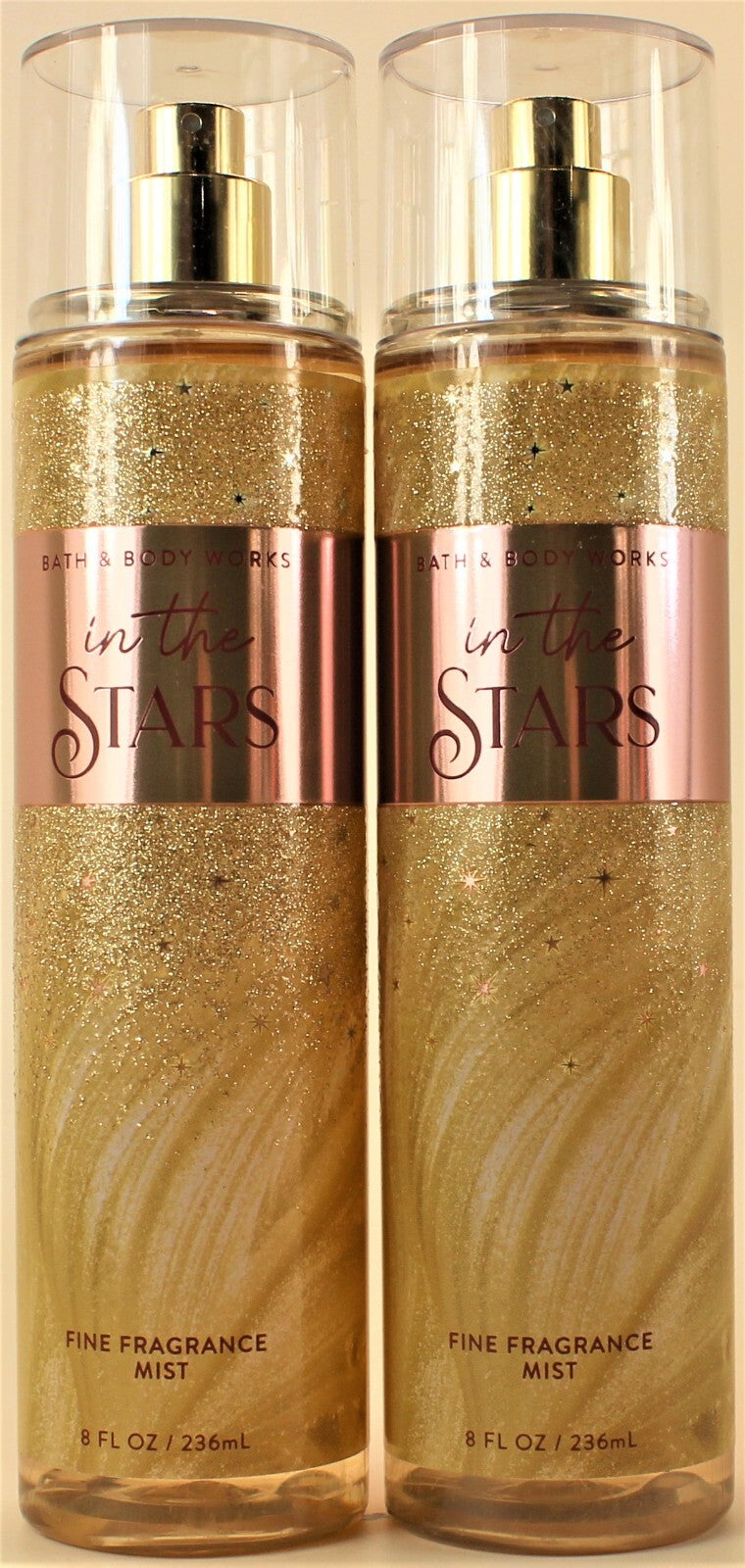 2 Pack Bath & Body Works In The Stars Body Mist Spray 8oz - Perfume Gift Set