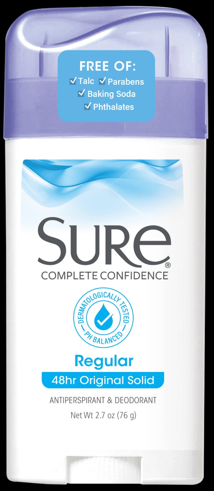 Sure Original Solid Deodorant & Antiperspirant Pack of 2 - Long-Lasting Freshness