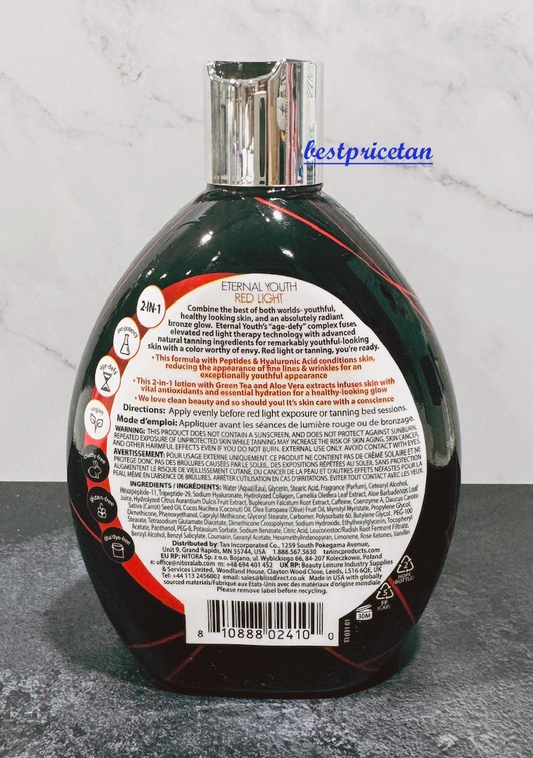Brown Sugar Eternal Youth Red Light Therapy Tanning Lotion 13.5oz