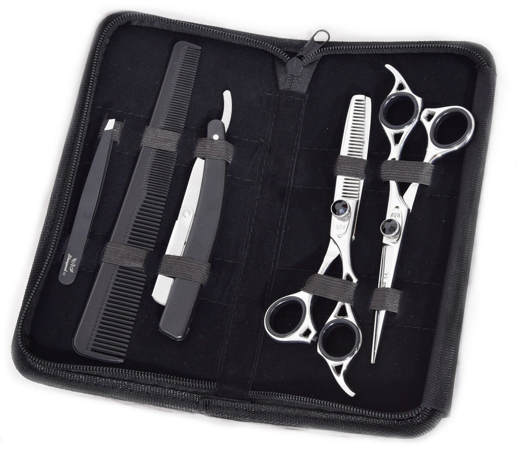 Professional Hairdressing Scissors Salon Shears Cutting & Thinning Set 6.5 inch