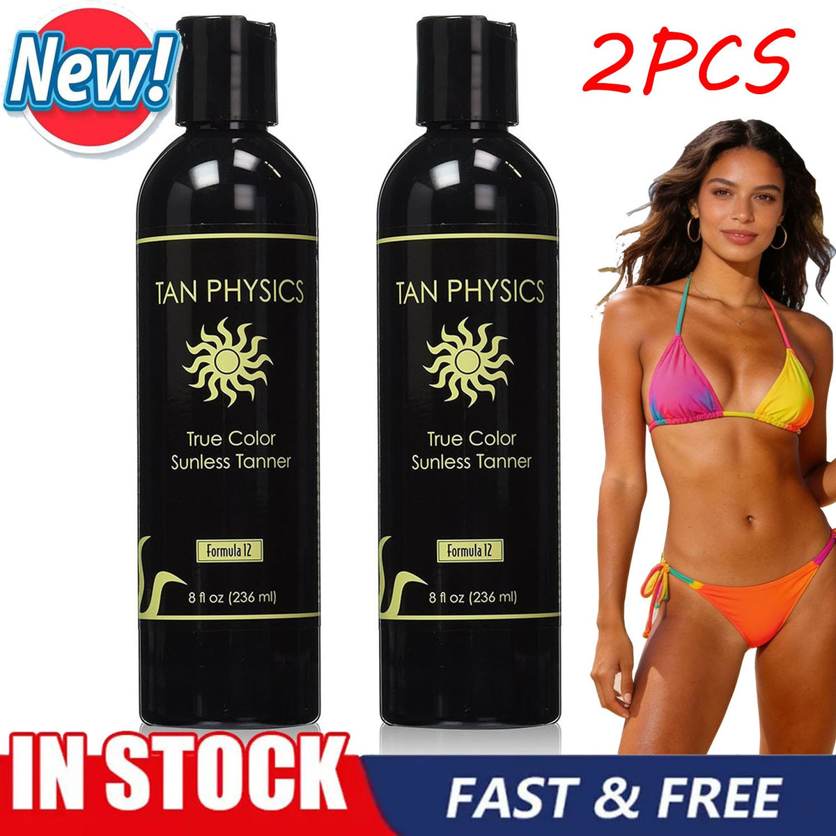 Self Tanner Lotion with Natural Ingredients - 8 oz Sunless Tanning Cream