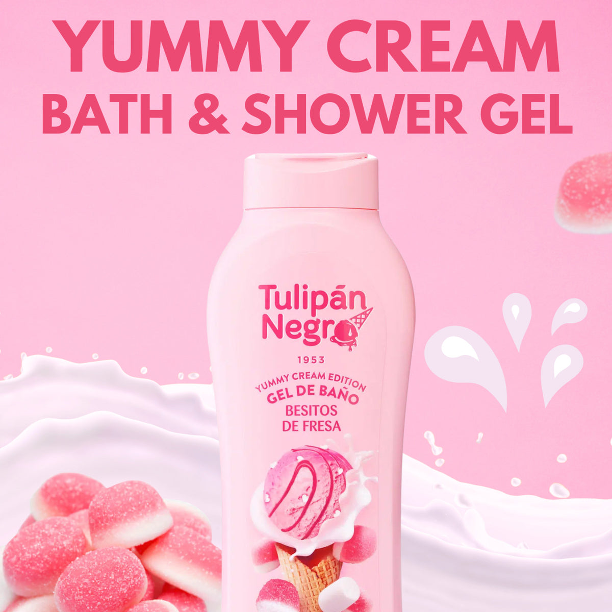 Cream Shower Gel with Sweet Scent - 21.9 Fl Oz - Soft & Refreshing Body Wash