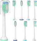 Replacement Toothbrush Heads for Philips Sonicare - 8 Pack, Compatible & Durable
