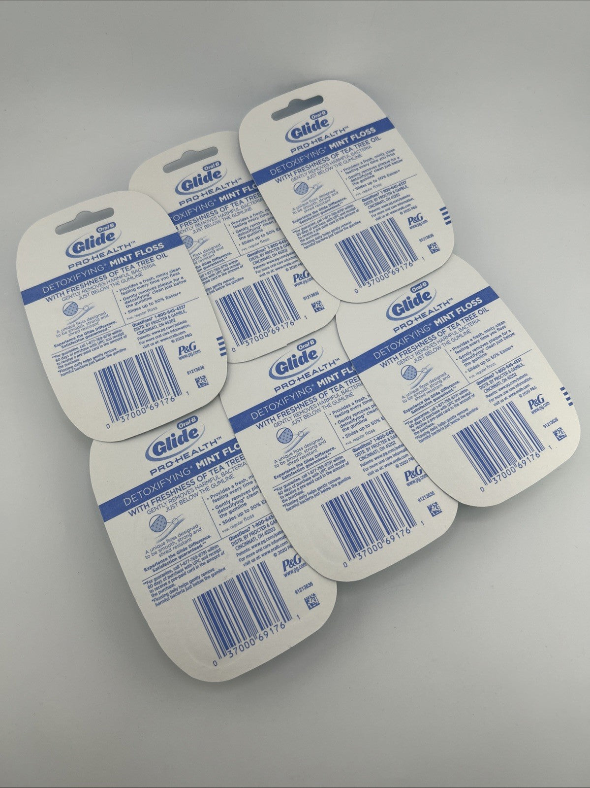 Oral-B Glide ProHealth Mint Floss with Tea Tree Oil - Original Formula, 6 Pack