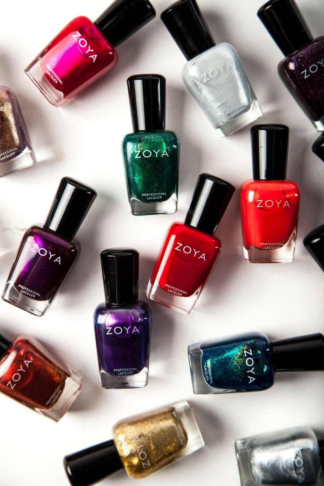 Nail Polish Set with Multiple Shades - Long-lasting, Colorful Nail Lacquer