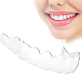 Snap-On Veneers Fake Teeth Kit for Women & Men - 2 Pieces Smile Enhancer