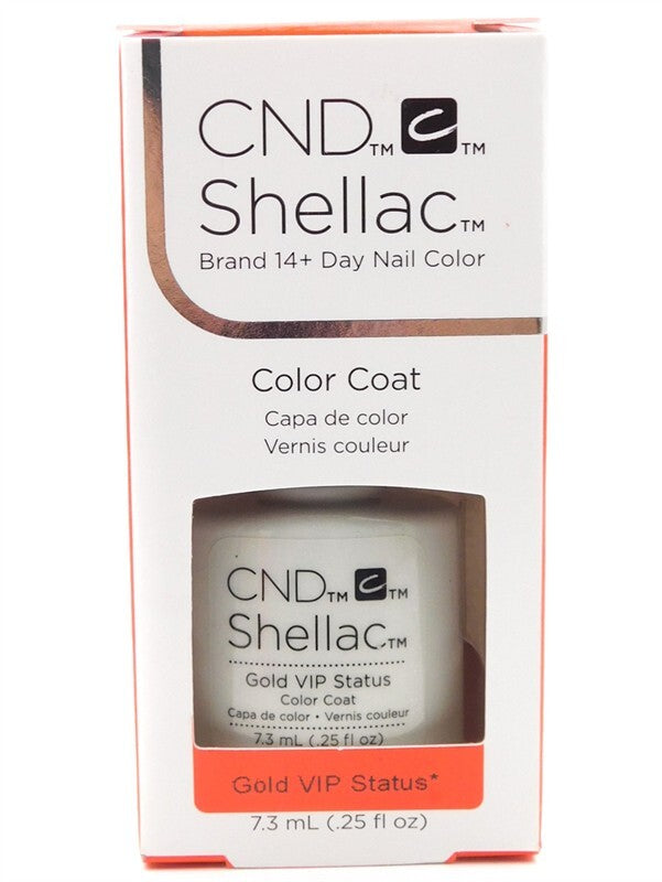 CND Shellac Gel Polish Gold VIP Status 0.25 oz Holiday Nail Color 2023