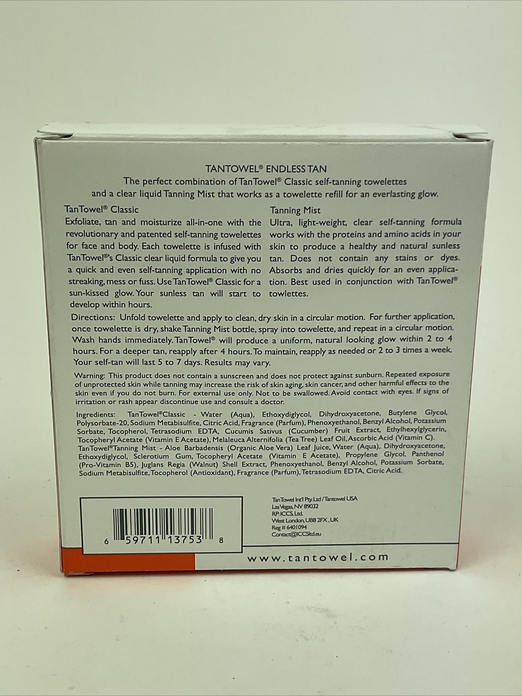 Self Tanner Kit with Mist and Towelettes - Sunless Tanning Set